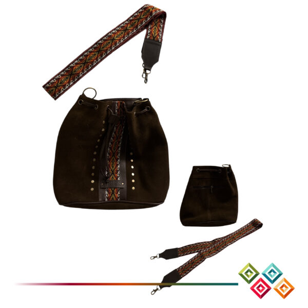Suede Shigra Bag - Image 8