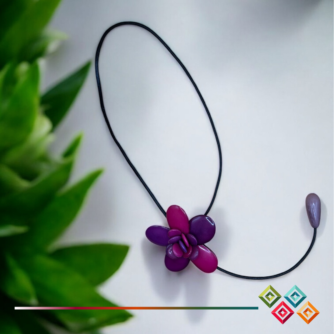 Tagua Flower -Magnetic - Image 4