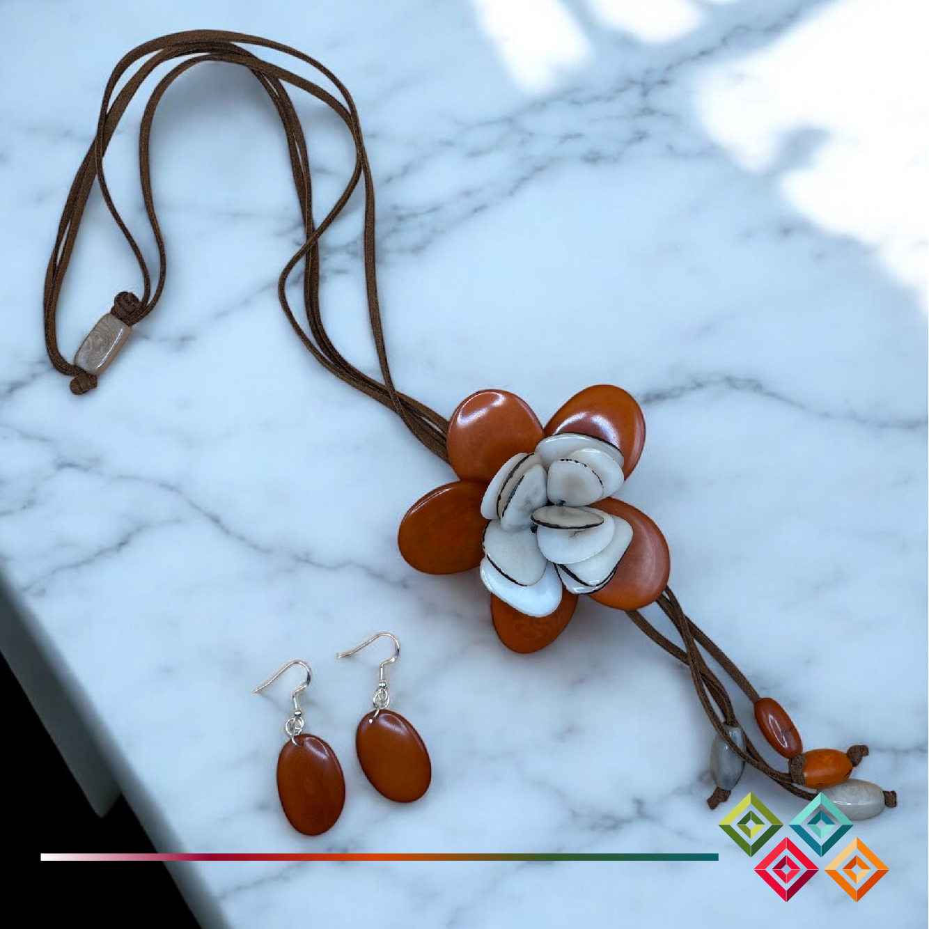 Tagua Flower -Magnetic - Image 5