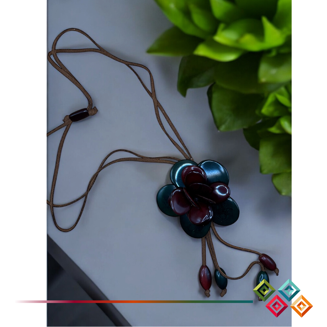 Tagua Flower -Magnetic - Image 2