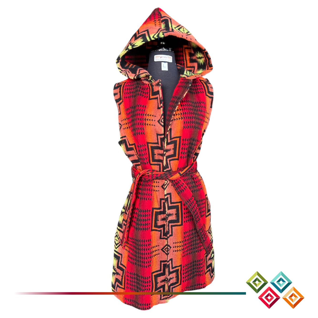 Long Vest Multicolor